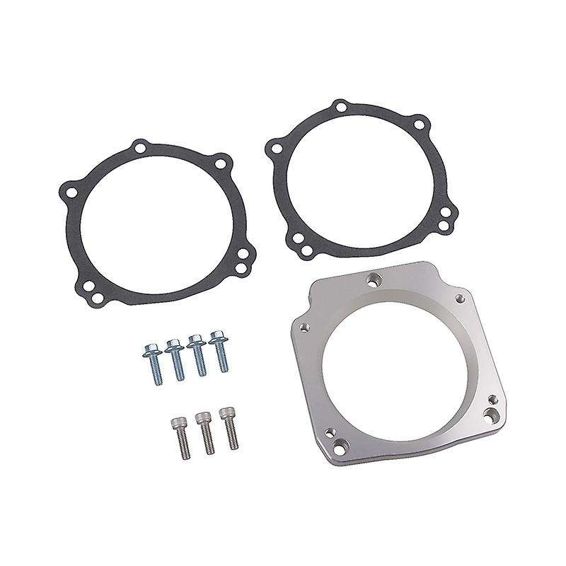 Throttle Body Truck Adapter - LS1 3 Bolt 92mm Intake Manifold to LS3 4 Bolt 102mm Throttle Body LM7