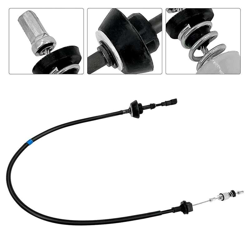 Throttle Body Valve Cable for Ram 2500 3500 1994-1998 0489-7406-AA 04897406AA 5.9L Inline 6 12 Valv
