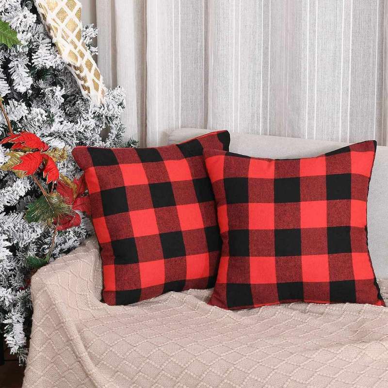Throw Pillow Covers 18X18 Inches Pillow Cover Throw Pillow Covers Decorative Pillows Christmas Decor