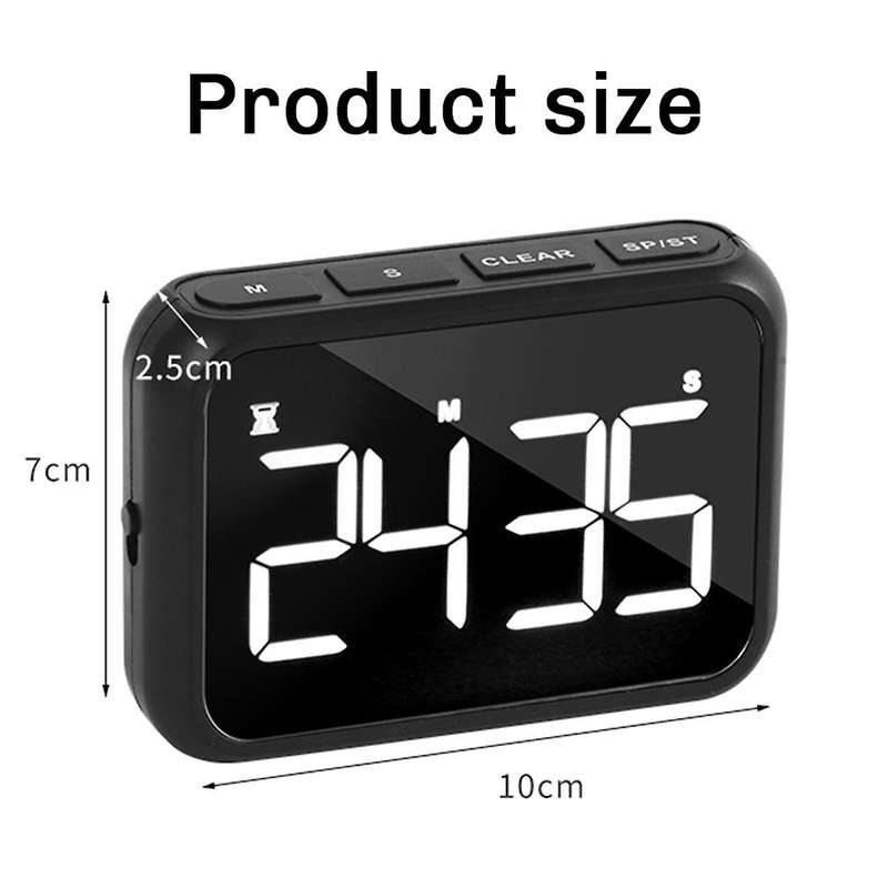 Timer for Kids, Kitchen , Digital Timer for Cooking, Magnetic Countdown Timer for Exercise, Study, O