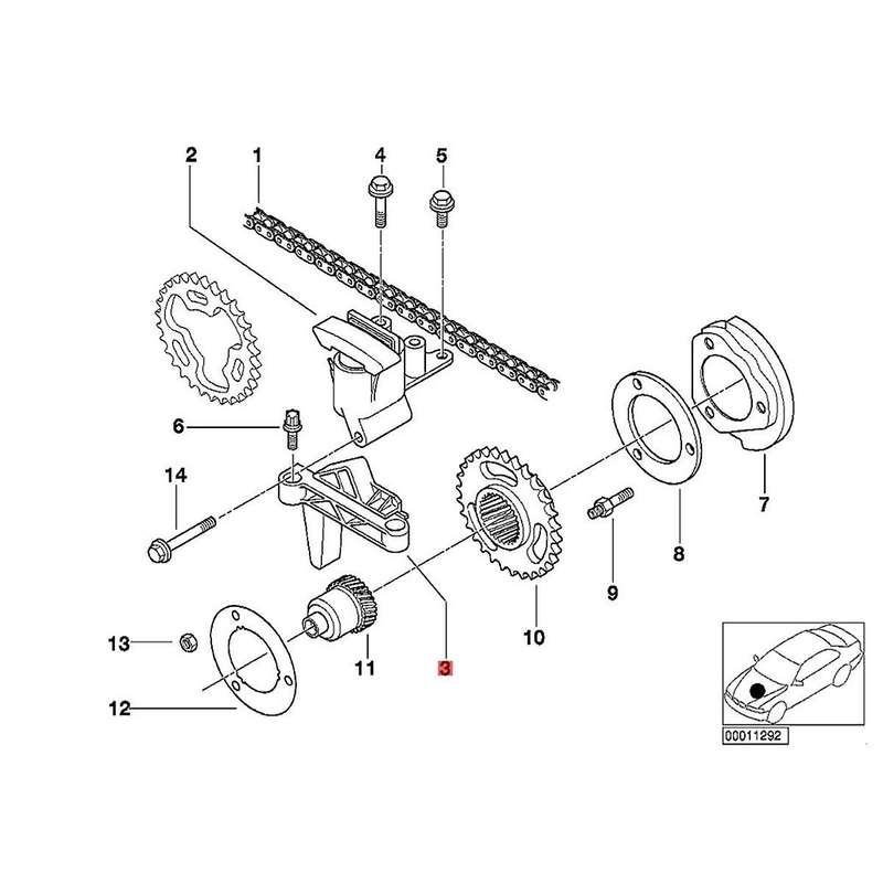Timing Chain Guides 11311722651 for 3 5 Series E36 E46 E34 E39 X5 328I 320 323 325 328 330 525 528 5