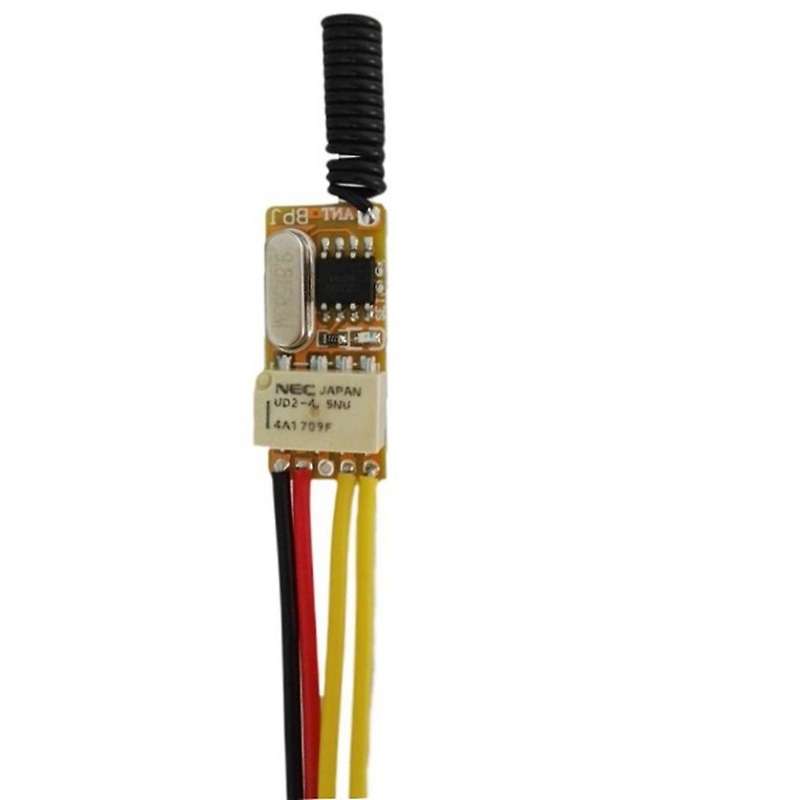 Tiny Rf Remote Switch 433mhz 4.2v 4.5v 5v 6v 7.4v 9v 12v Small Relay Contact Wireless Switches No C