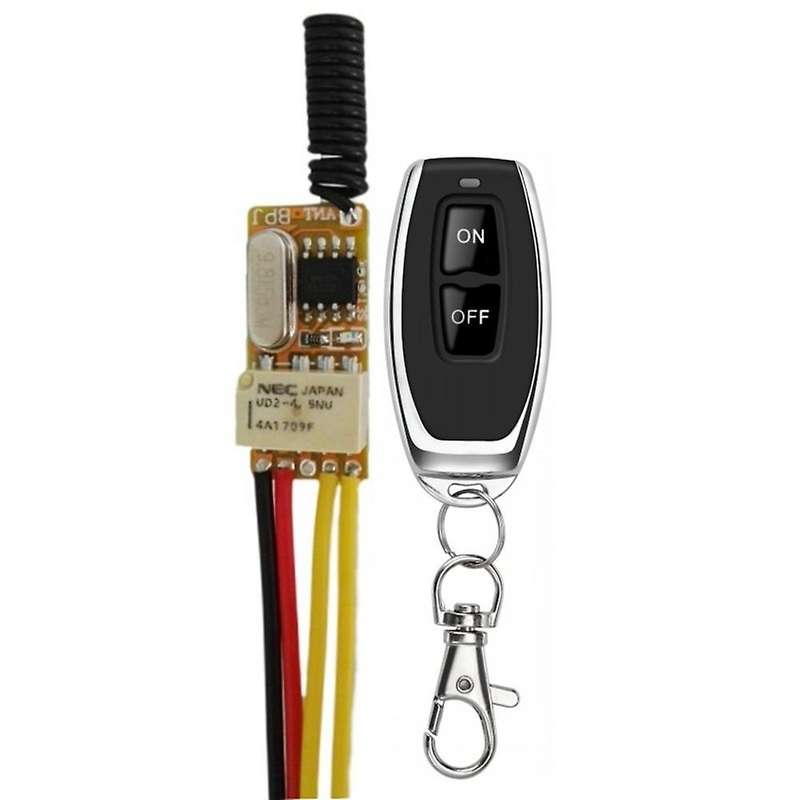 Tiny Rf Remote Switch 433mhz 4.2v 4.5v 5v 6v 7.4v 9v 12v Small Relay Contact Wireless Switches No C