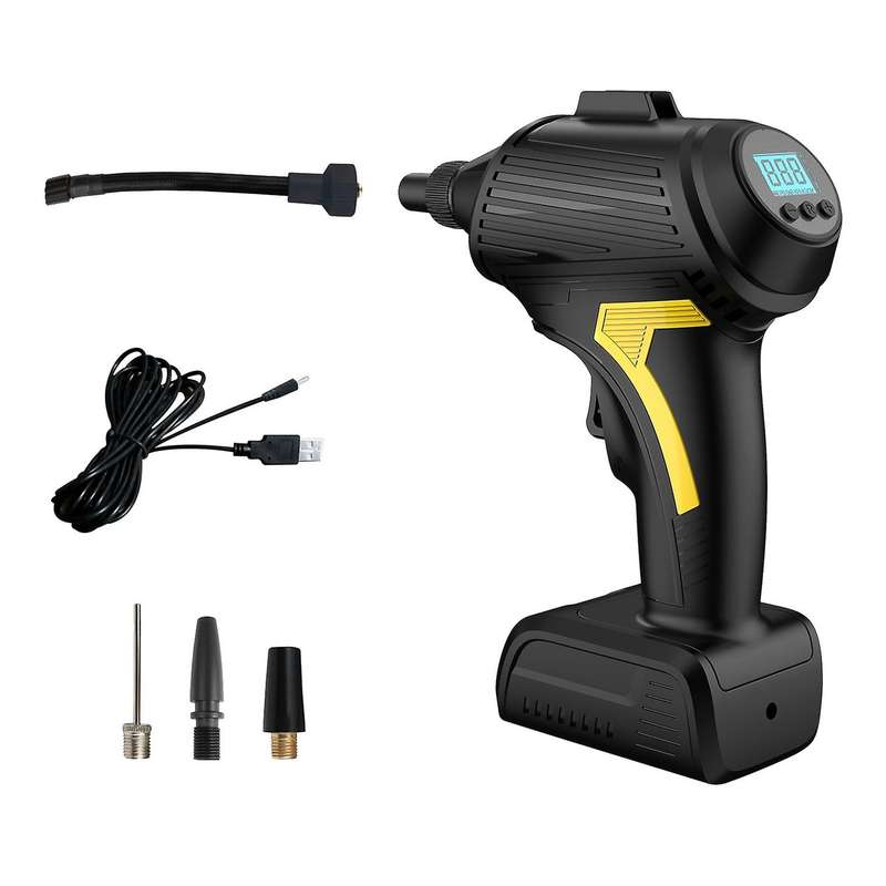 Tire Inflator Air Compressor for Car Tire Cordless Car Tire Pump Digital Pressure Gauge Auto Shut Of
