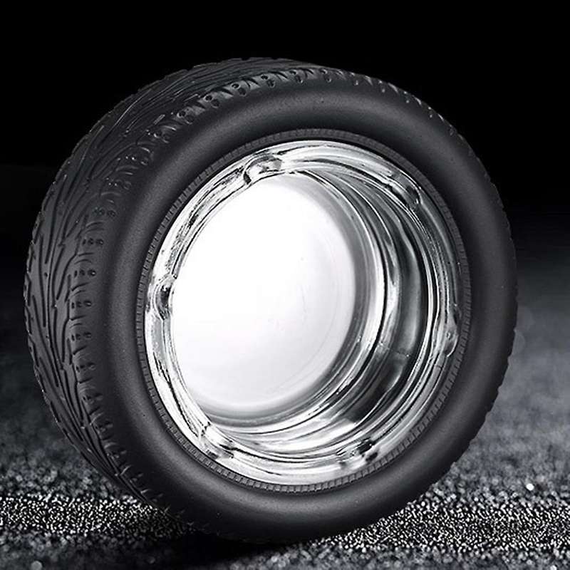 Tire Gift Fashion Tire Ashtray Glass Ashtray Cute Ashtray Home Funny Ashtrays