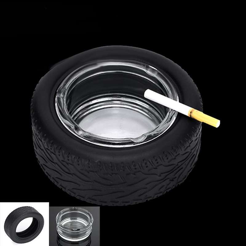 Tire Gift Fashion Tire Ashtray Glass Ashtray Cute Ashtray Home Funny Ashtrays