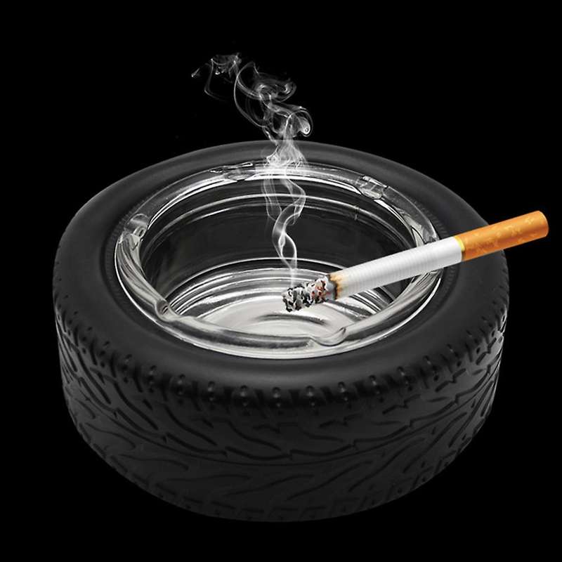 Tire Gift Fashion Tire Ashtray Glass Ashtray Cute Ashtray Home Funny Ashtrays