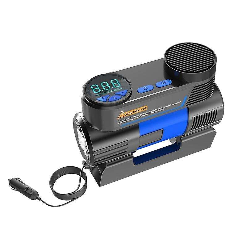 Tire Inflator 12V 150 PSI Portable Air Compressor with Digital Pressure Gauge LED Light for Car Moto
