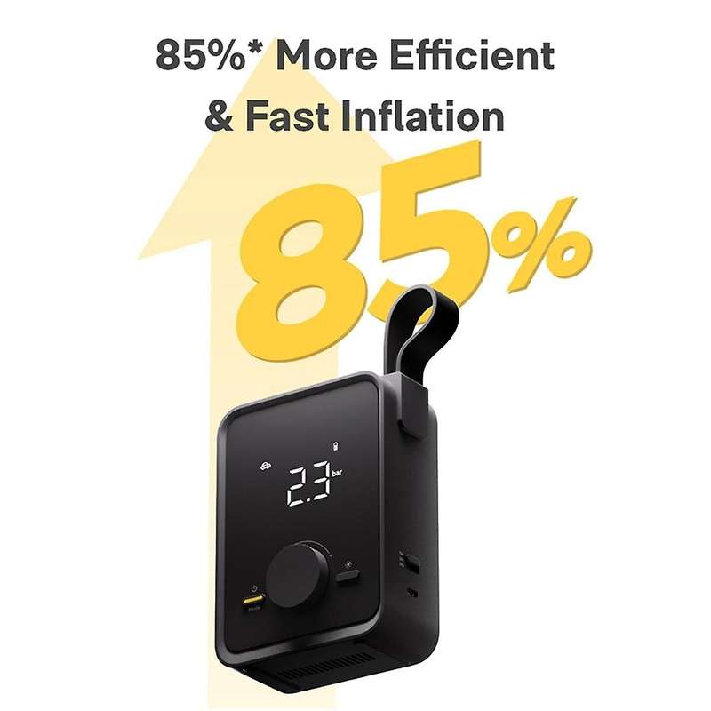 Tire Inflator Air Pump Portable Wireless Air Pump for Car, Motorbike, Bicycle & Balls with LED Ligh