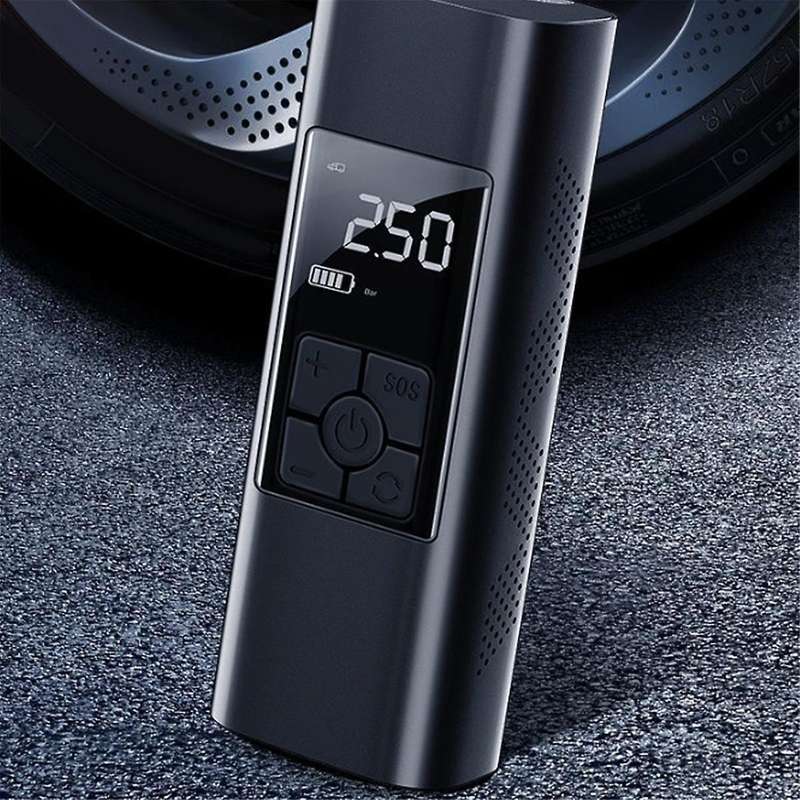 Tire Inflator Portable Air Compressor,150psi Cordless Portable Air Pump for Car Tires,lcd Display Po