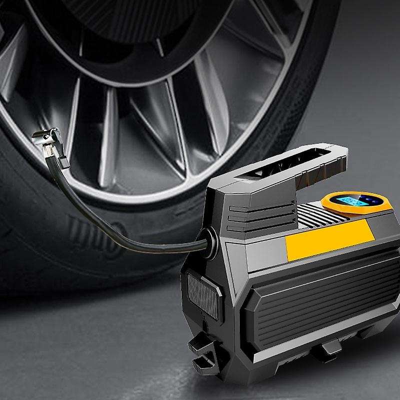 Tire Inflator Portable Tire Pump for DC12V with Digital Pressure Gauge (150 PSI) Emergency Flashligh