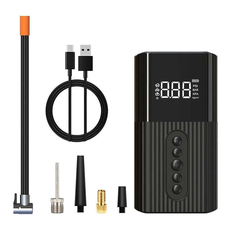 Tire Inflator Portable Air Compressor,air Pump for Car with Led Digital Pressure, 2x Faster Inflatio