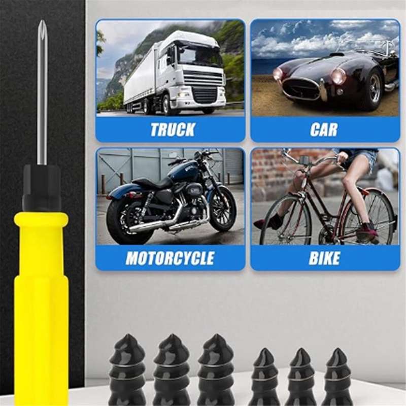 Tire Repair Glue Nails, Vacuum Tire Repair Screws, Quick Tool Self-Service Tire Repair Nails, Tire R