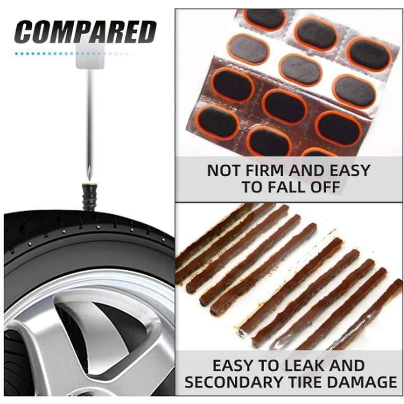 Tire Repair Glue Nails, Vacuum Tire Repair Screws, Quick Tool Self-Service Tire Repair Nails, Tire