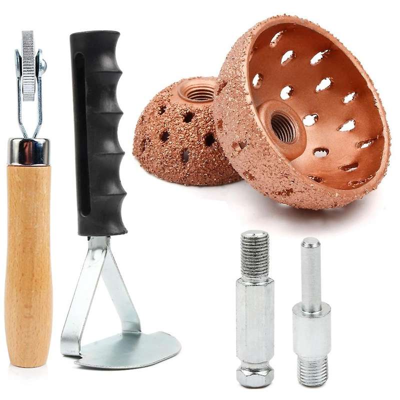 Tire Repair Tire Buffing Wheels 42/55mm Tungsten Steel Buffing with Tire Scraping Cutter