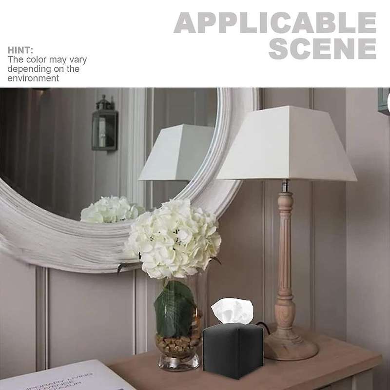 Tissue Box Cover, Modern Square Tissue Box Holder Fashion Tissue Box Decorative Holder for Bedrooms,