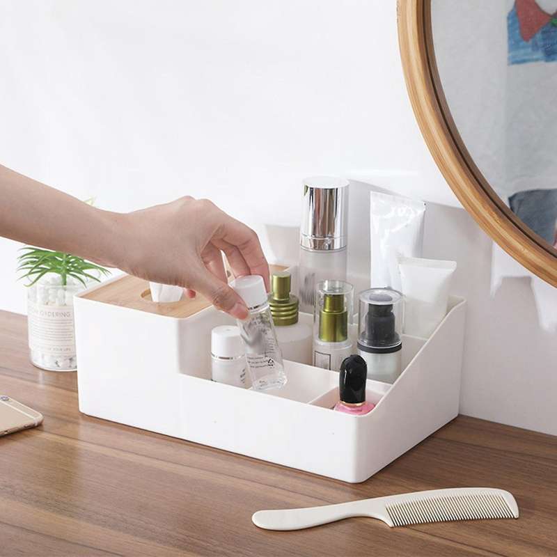 Tissue Box Dispenser Paper Storage Holder Napkin Case Organizer Wooden Covers Napkin Tissue Holder G