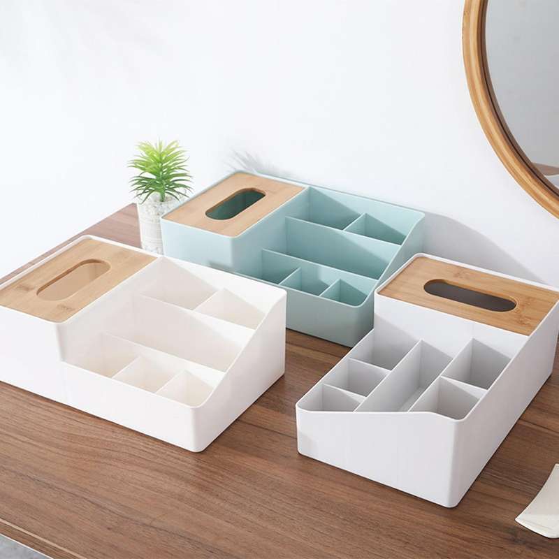 Tissue Box Dispenser Paper Storage Holder Napkin Case Organizer Wooden Covers Napkin Tissue Holder G