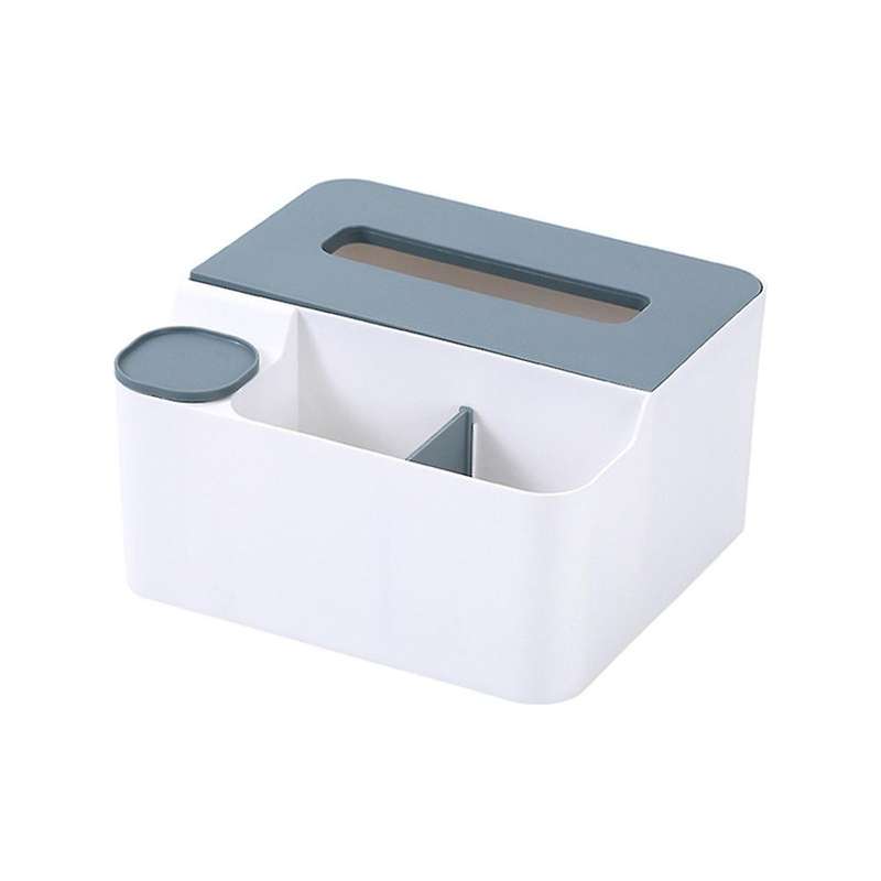 Tissue Box with Plastic Cover Napkin Holder Home Storage Boxes Dispenser Case Office Organizer for T
