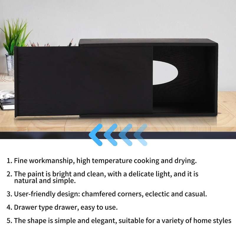 Tissue Box Wood Rectangular Tissue Box Natural Wood Tissue Box for Living Room Bedroom Kitchen
