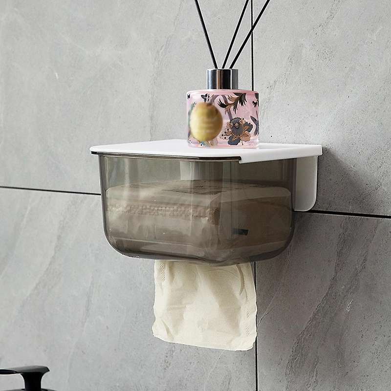 Tissue Box Holder Wall Mounted Napkin Paper Boxes Paper Towel Dispenser for Home Kitchen Living Room