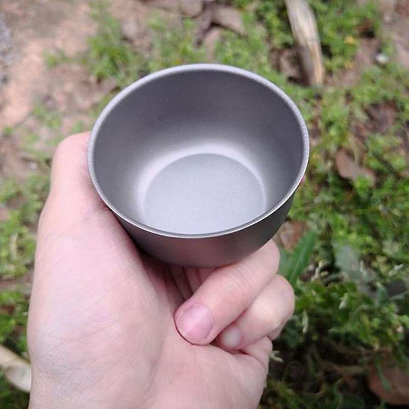 Titanium Cup Mug Outdoor Camping Travel Picnic Wine Tea Coffee Alcohol Whiskey Drinkware