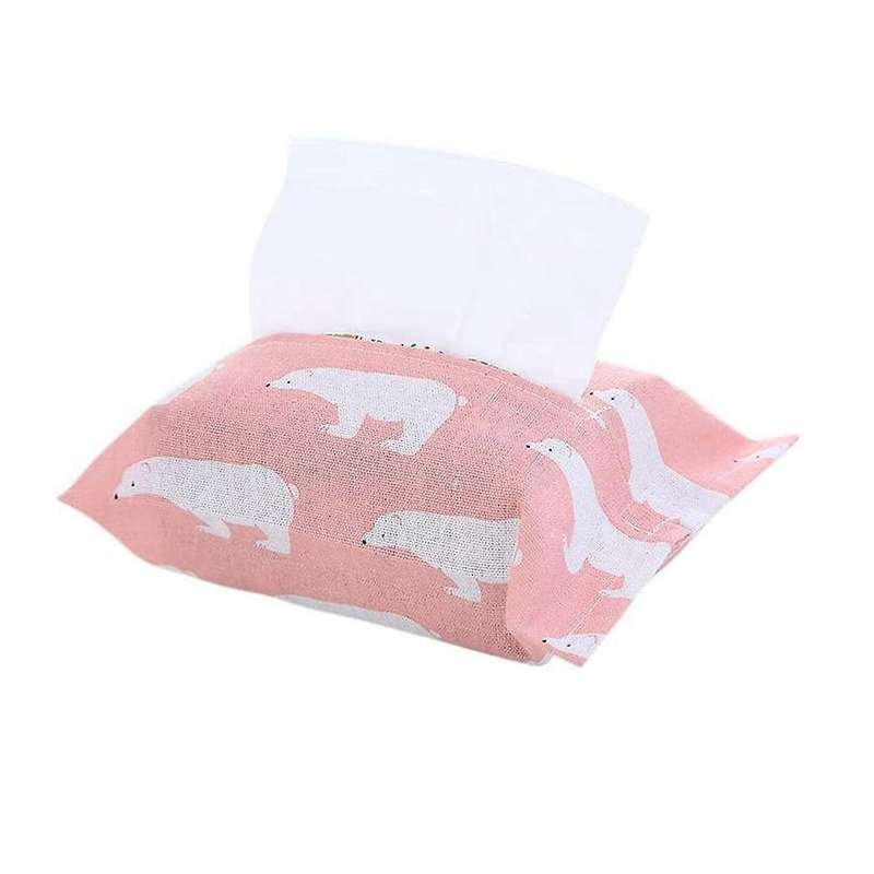 Tissue Set Towel Rack Tissue Storage Box Removable Tissue Box Nordic Cute Cloth Cotton Linen Tissue