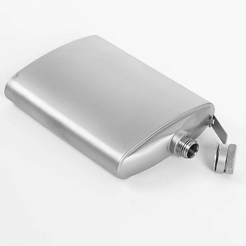 Titanium Flask 220Ml Wine Hip Flagon with Screw Cap Clip Ultralight Hydration Flat Bottle Ti Funnel