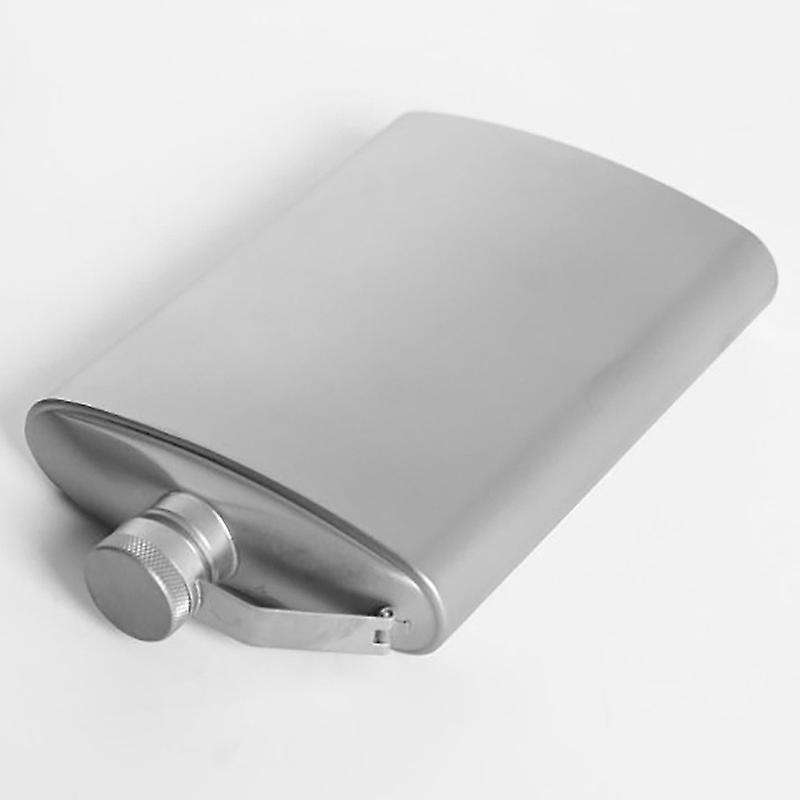 Titanium Flask 220Ml Wine Hip Flagon with Screw Cap Clip Ultralight Hydration Flat Bottle Ti Funnel