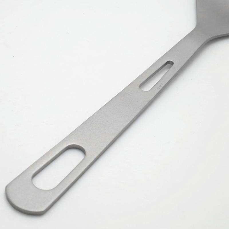 Titanium Large Spoon with Fork Tip Bottle Opener Long Handle Camping Travel Tablewares Picnic Conven