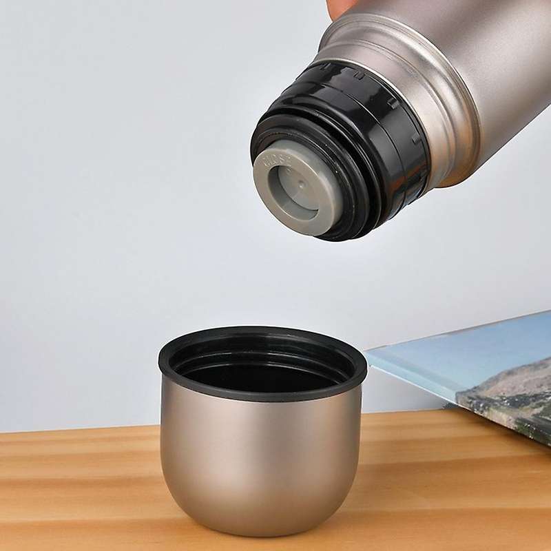 Titanium Water Cup Outdoor Travel Hand Cup 500Ml Double Insulation with Tea Filter Cup Business Cup