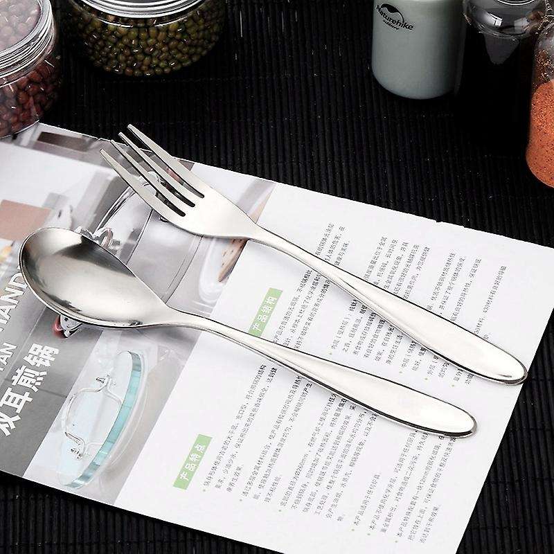 Titanium Spoon Fork Cutlery Set Dinner Fork Spoon Home Outdoor Tableware Camping Hiking Picnic