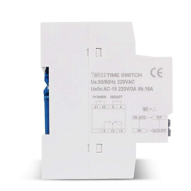 TM622 1 Second Interval Big LCD Display Programmable Timer Switch Digital Time Relay Electronic Ligh