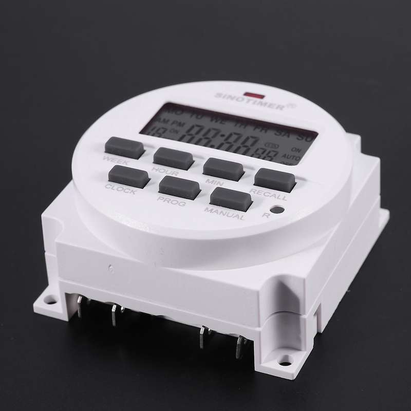 Tm618h-2 220v Ac Digital Time Switch Output 220v 7 Day Weekly Programmable Timer Switch for Lights