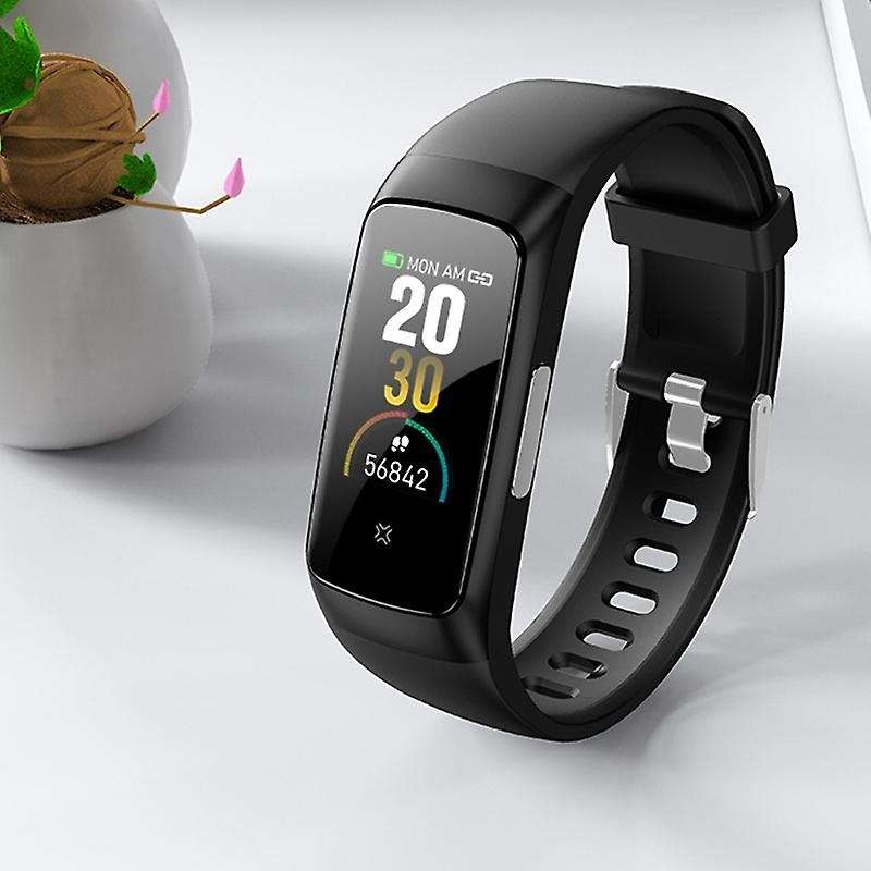 TM01 Smart Bracelet Thermometer Bracelet,Waterproof PPG+ ECG Blood Oxygen Blood Pressure Monitoring,