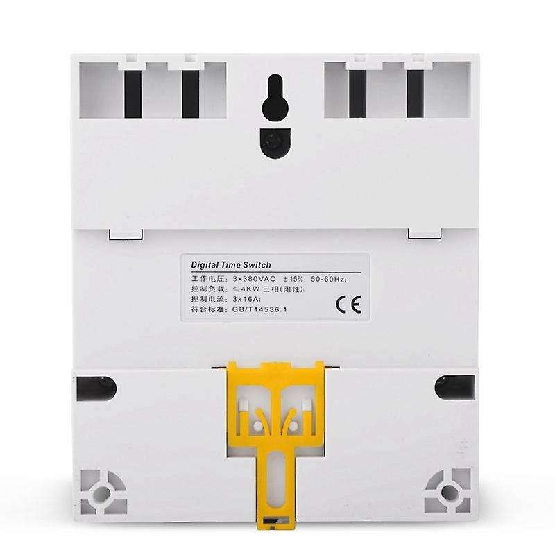 TM613 380V 16A Three Phases Digital Programmable Relay Timer Switch Exhaust Water Pump Motor Time Sw