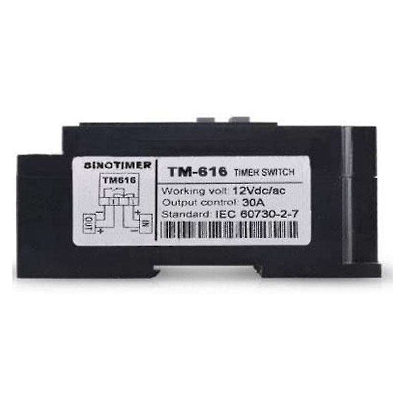 Tm616 30amp 4pins Programmable Timer Din Rail Mount Timer Switch Digital Timer 110v Ac Programmable
