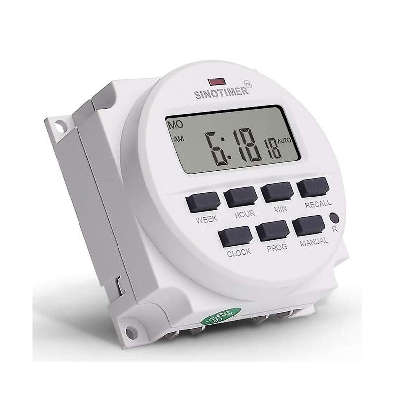 TM618H-4 DC 12V Volt Output Digital 7 Weekly Programmable Timer Switch Time Relay Controller 12V T