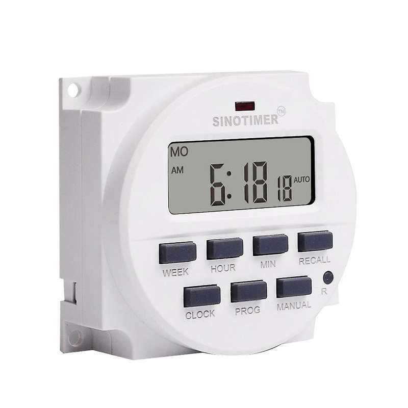 TM618H-4 DC 12V Volt Output Digital 7 Weekly Programmable Timer Switch Time Relay Controller 12V T