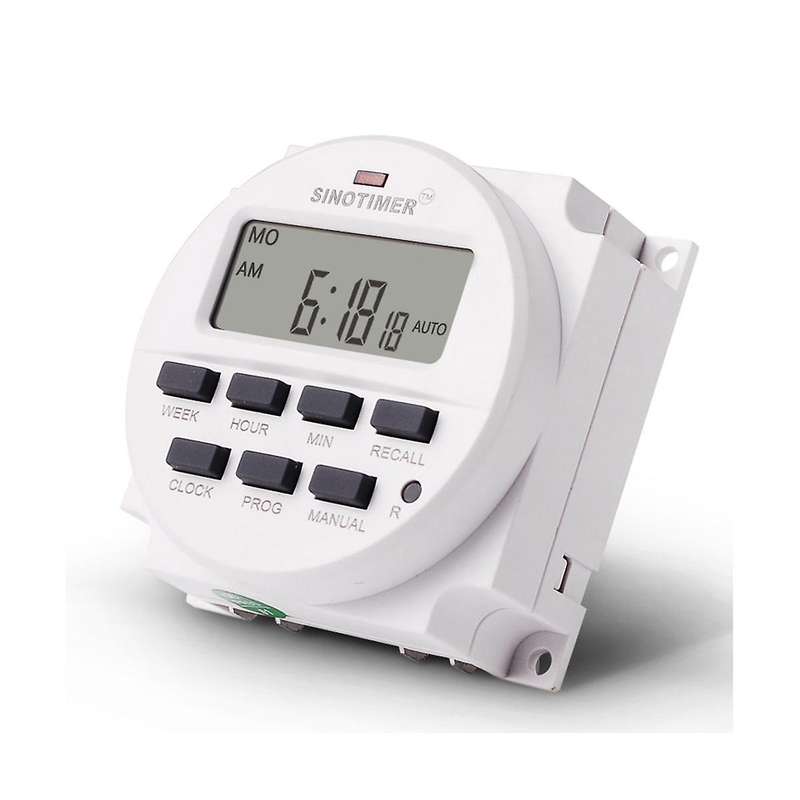 TM618H-4 DC 12V Volt Output Digital 7 Weekly Programmable Timer Switch Time Relay Controller 12V T