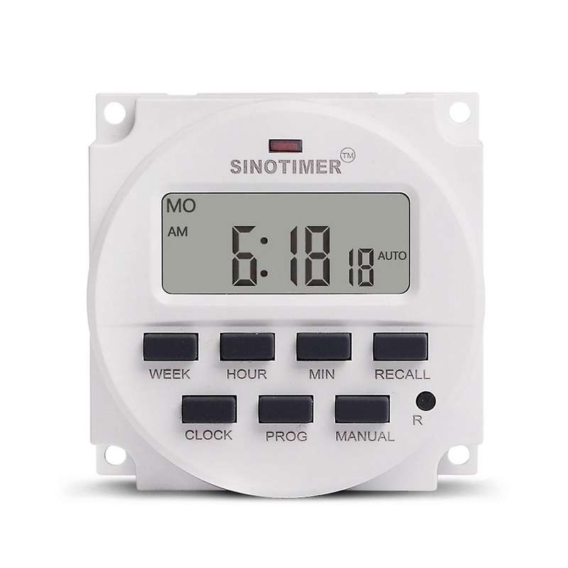TM618H-4 DC 12V Volt Output Digital 7 Weekly Programmable Timer Switch Time Relay Controller 12V T