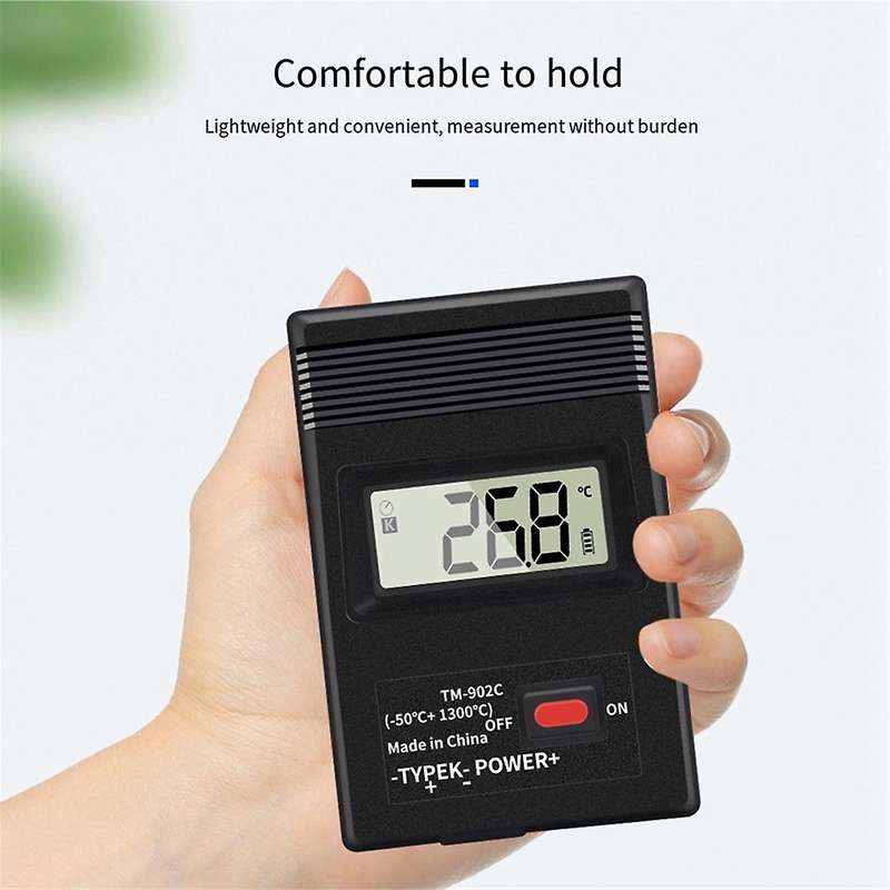 TM-902C K Type Digital LCD Temperature Detector -50 to 1300 Thermometer Industrial Thermodetector Me