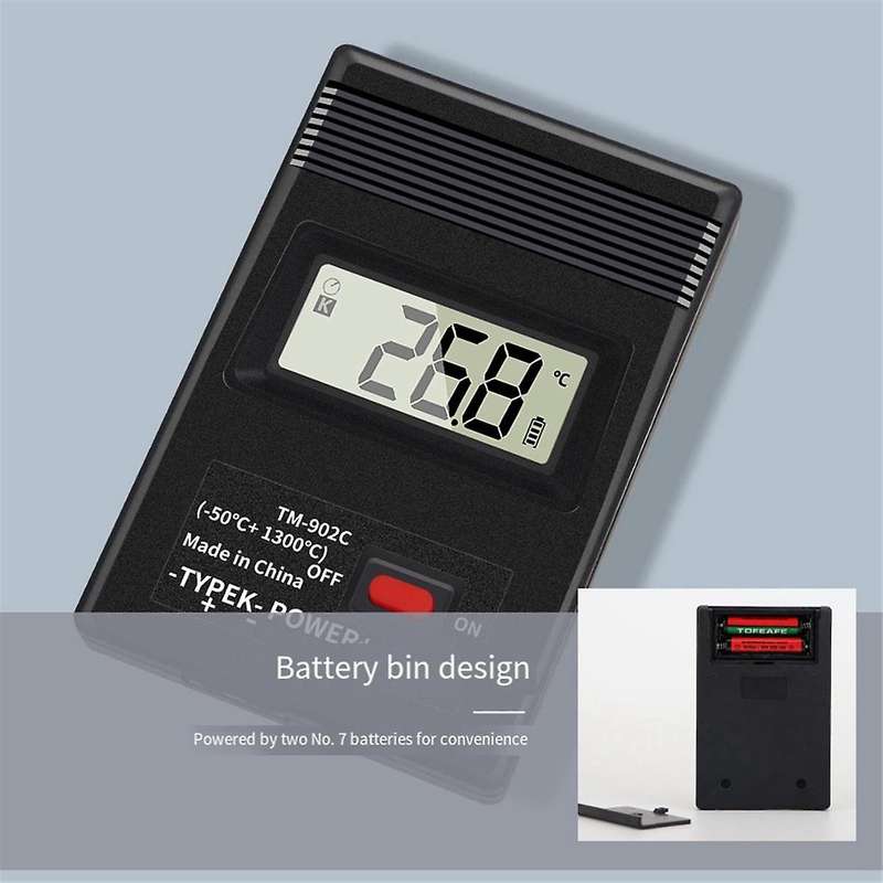 TM-902C K Type Digital LCD Temperature Detector -50 to 1300 Thermometer Industrial Thermodetector Me