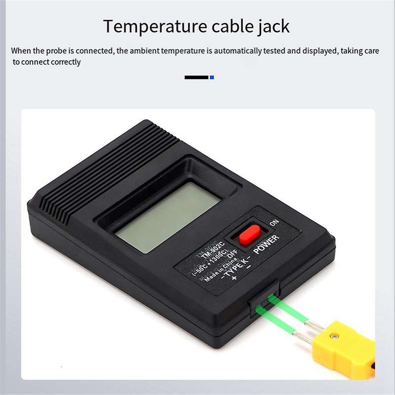 TM-902C K Type Digital LCD Temperature Detector -50 to 1300 Thermometer Industrial Thermodetector Me