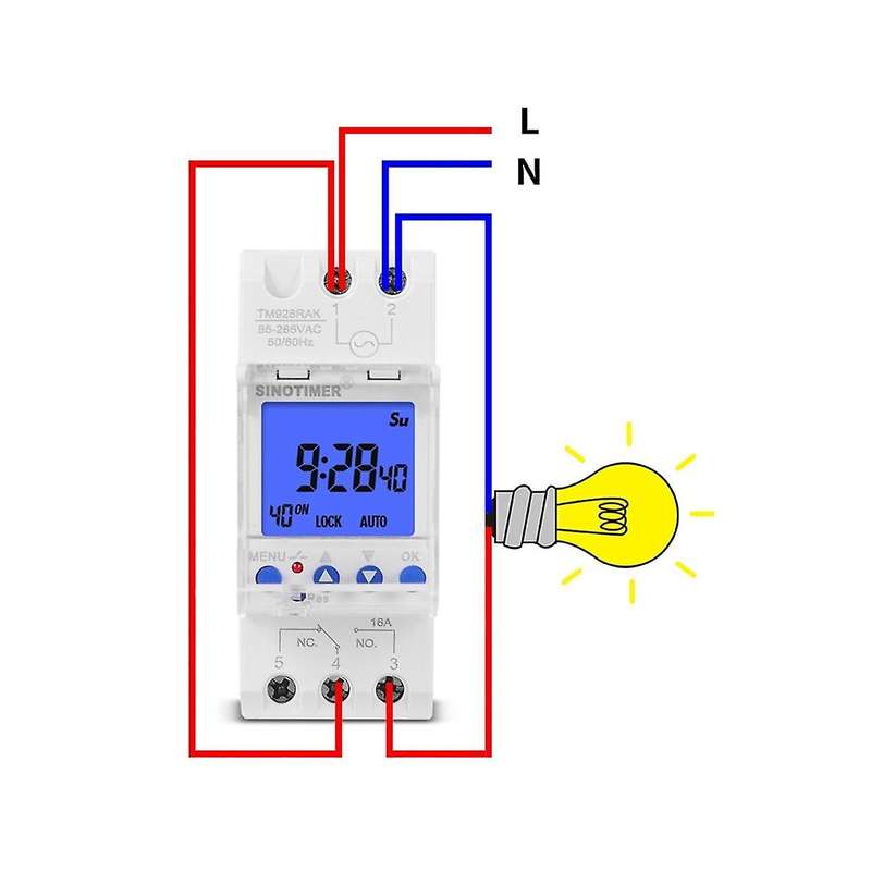 Tm928rakl Intelligent Ringing Instrument Timer with Screen Display 85-265v 16a