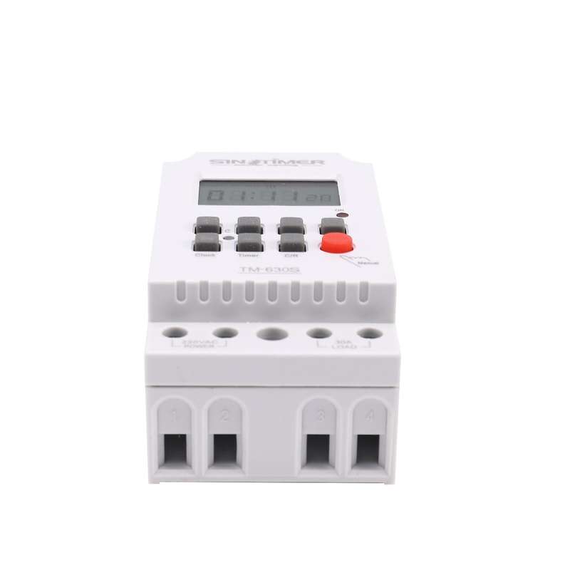 Tm630s-2 220v Seconds Control Timer Switch Screen Digital Display Hot Pin Output Time Controller