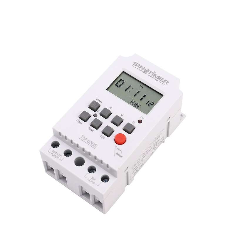 Tm630s-2 220v Seconds Control Timer Switch Screen Digital Display Hot Pin Output Time Controller