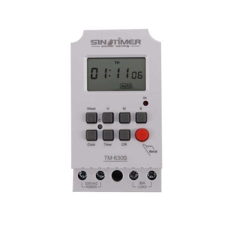 Tm630s-2 220v Seconds Control Timer Switch Screen Digital Display Hot Pin Output Time Controller