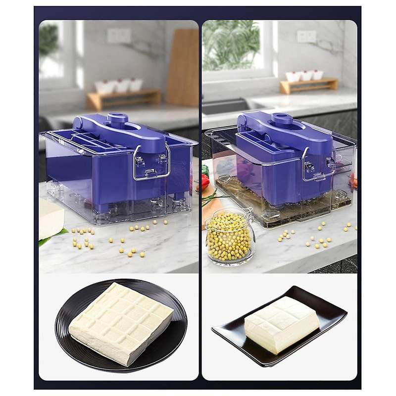 Tofu Press-2 in 1 Big Tofu Maker for Firm or Extra Firm Tofu, Big Tofu Press Dishwasher Safe with 2