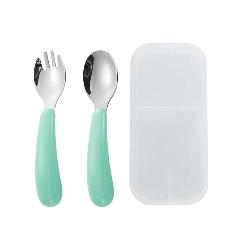 Toddler Utensils, 3 Forks & 3 Spoons,thick Easy-grip Handles,perfect Length for New Self Feeders,ge